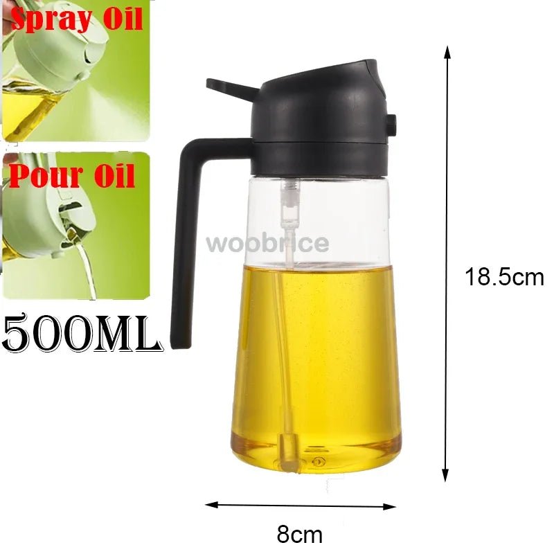 KüchenMeister Olivenöl Sprühflasche Mit Breiter Öffnung Und Automatischem Deckel - Präzise Dosierung Küche Und Camping - flohmarkt-deutschland.shop