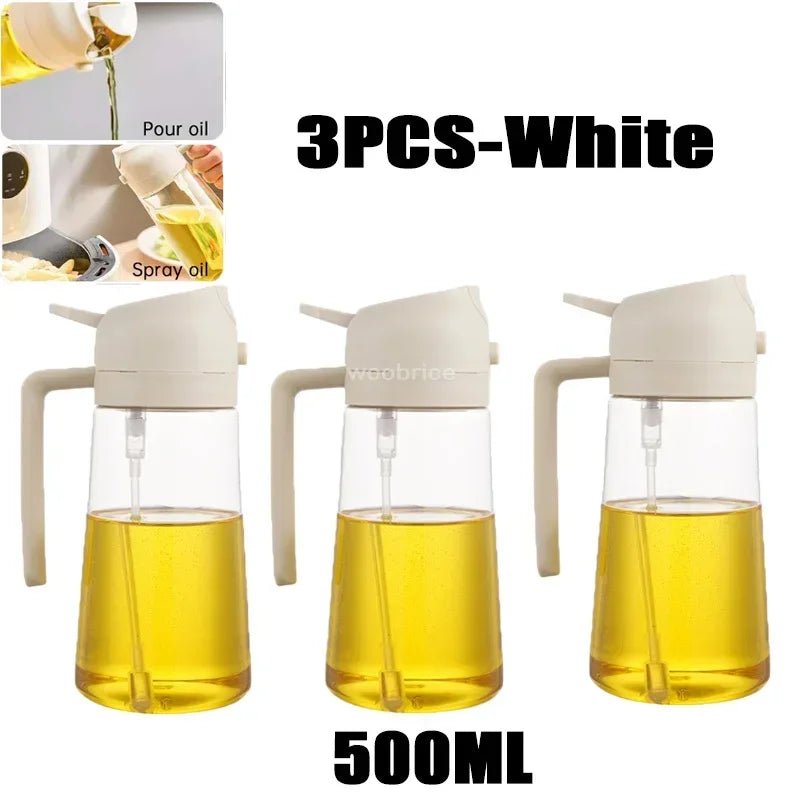 KüchenMeister Olivenöl Sprühflasche Mit Breiter Öffnung Und Automatischem Deckel - Präzise Dosierung Küche Und Camping - flohmarkt-deutschland.shop