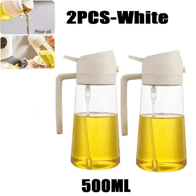 KüchenMeister Olivenöl Sprühflasche Mit Breiter Öffnung Und Automatischem Deckel - Präzise Dosierung Küche Und Camping - flohmarkt-deutschland.shop