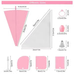 KüchenMeister Spritztüllen-Set Edelstahl Kunststoff - Präzise Verzierungen Für Kuchen Torten Und Desserts - flohmarkt-deutschland.shop