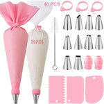KüchenMeister Spritztüllen-Set Edelstahl Kunststoff - Präzise Verzierungen Für Kuchen Torten Und Desserts - flohmarkt-deutschland.shop