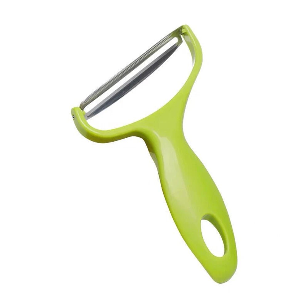 KüchenMeister Vielzweck Schäler Für Gemüse Und Obst Aus Rostfreiem Edelstahl Mit Grünem Griff - Einfach Zu Benutzen - flohmarkt-deutschland.shop
