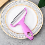 KüchenMeister Vielzweck Schäler Für Gemüse Und Obst Aus Rostfreiem Edelstahl Mit Grünem Griff - Einfach Zu Benutzen - flohmarkt-deutschland.shop