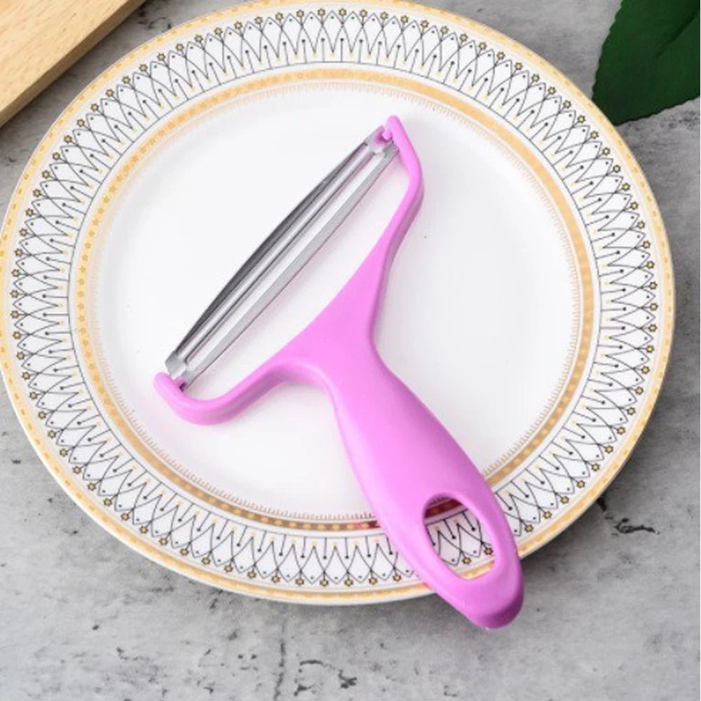KüchenMeister Vielzweck Schäler Für Gemüse Und Obst Aus Rostfreiem Edelstahl Mit Grünem Griff - Einfach Zu Benutzen - flohmarkt-deutschland.shop