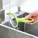 KüchenMeister Vielzweck Schäler Für Gemüse Und Obst Aus Rostfreiem Edelstahl Mit Grünem Griff - Einfach Zu Benutzen - flohmarkt-deutschland.shop