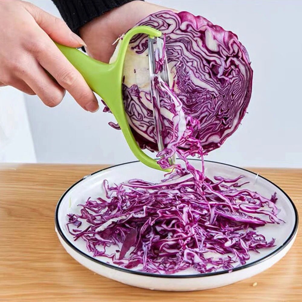 KüchenMeister Vielzweck Schäler Für Gemüse Und Obst Aus Rostfreiem Edelstahl Mit Grünem Griff - Einfach Zu Benutzen - flohmarkt-deutschland.shop