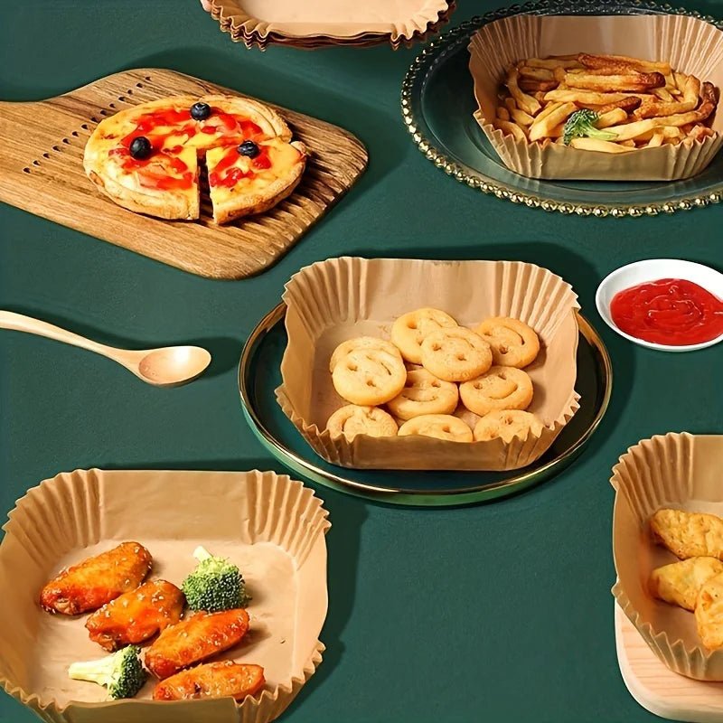 KüchenPro Antihaft Backpapier Für Luftfritteusen Und Mikrowellen - Einfach Zu Reinigen Für Gesünderes Kochen - flohmarkt-deutschland.shop