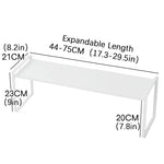 Küchenregal unter der Spüle, geschichtetes Regal im Schrank, Arbeitsplatte, ausziehbarer Schrank, Geschirrregal für den Heimgebrauch - flohmarkt-deutschland.shop