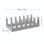 Küchenschrank-Organizer für Lebensmittelbehälterdeckel, Großer Deckelhalter mit 6 Trennwänden für Vorratskammer-Organisation und Aufbewahrung, Schubladen-Organizer - flohmarkt-deutschland.shop