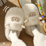 KuschelWelt Damen Plüsch Hausschuhe Innen Warm Dicke Sohle - Rutschfeste Sohle Für Sicheren Halt Zu Hause - flohmarkt-deutschland.shop