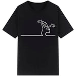 La Linea Die Linie Osvaldo Cavandoli TV T Hemd Männer Glücklich Mode Frauen t-shirts Streetwear T Rundhals Casual Tops camisetas - flohmarkt-deutschland.shop