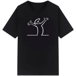 La Linea Die Linie Osvaldo Cavandoli TV T Hemd Männer Glücklich Mode Frauen t-shirts Streetwear T Rundhals Casual Tops camisetas - flohmarkt-deutschland.shop