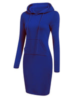 Ladies Dress Autumn Women Hooded Dresses Hoodies Women Sweatshirts Women Hoodies Dress Tops Ladies Clothing - flohmarkt-deutschland.shop