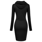 Ladies Dress Autumn Women Hooded Dresses Hoodies Women Sweatshirts Women Hoodies Dress Tops Ladies Clothing - flohmarkt-deutschland.shop