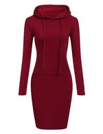Ladies Dress Autumn Women Hooded Dresses Hoodies Women Sweatshirts Women Hoodies Dress Tops Ladies Clothing - flohmarkt-deutschland.shop