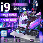 Laptop 15,6 Zoll Intel Core i9 16GB RAM Fingerabdruck Windows 11 - flohmarkt-deutschland.shop