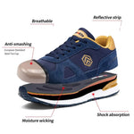 LARNMERN Männer Stahlkappe Schuhe Antistatische Sicherheitsschuhe Frauen Composite Atmungsaktive Slip On Arbeit Turnschuhe Industries Schutz - flohmarkt-deutschland.shop