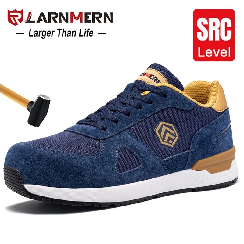LARNMERN Männer Stahlkappe Schuhe Antistatische Sicherheitsschuhe Frauen Composite Atmungsaktive Slip On Arbeit Turnschuhe Industries Schutz - flohmarkt-deutschland.shop