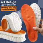 Latex Sport Insoles Soft High Elasticity Shoe Pads Orthotic Breathable Deodorant Shock Absorption Cushion Arch Support Insole - flohmarkt-deutschland.shop
