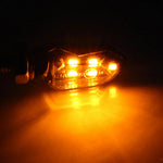 LED Blinker Licht super hell 2 stücke Motorrad Mini Universal LED Motorrad Lampe Bernstein Blinker LED-Anzeigen Licht - flohmarkt-deutschland.shop