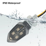 LED Blinker Licht super hell 2 stücke Motorrad Mini Universal LED Motorrad Lampe Bernstein Blinker LED-Anzeigen Licht - flohmarkt-deutschland.shop