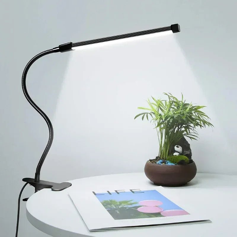 LED Clip Schreibtischlampe Augenschutz Nachttisch Studium schwarz - flohmarkt-deutschland.shop