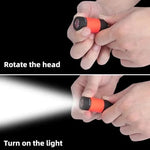 Led micro pocket flashlight portable USB rechargeable keychain flashlight waterproof home Outdoor Hiking Camping flashlight - flohmarkt-deutschland.shop