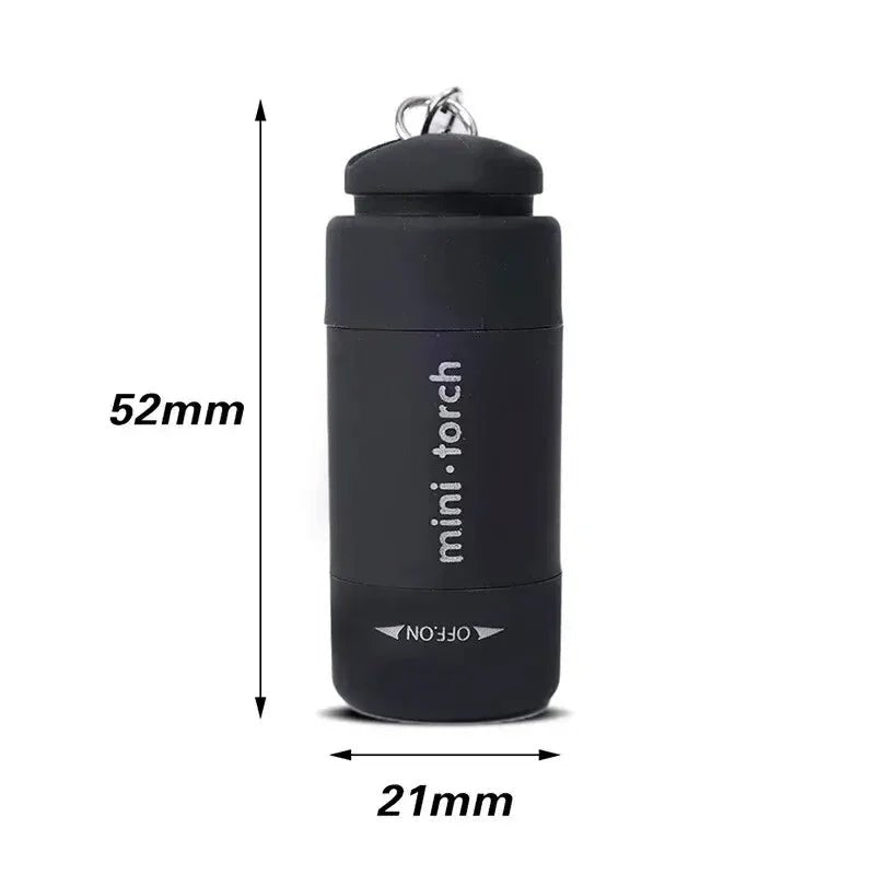 Led micro pocket flashlight portable USB rechargeable keychain flashlight waterproof home Outdoor Hiking Camping flashlight - flohmarkt-deutschland.shop