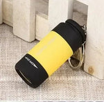 Led micro pocket flashlight portable USB rechargeable keychain flashlight waterproof home Outdoor Hiking Camping flashlight - flohmarkt-deutschland.shop