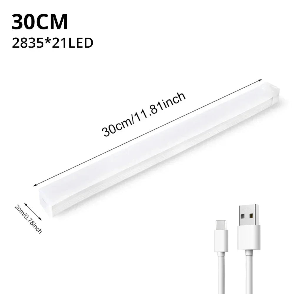LED Nachtlicht Bewegungssensor USB Schrank Treppe Küche kabellos - flohmarkt-deutschland.shop