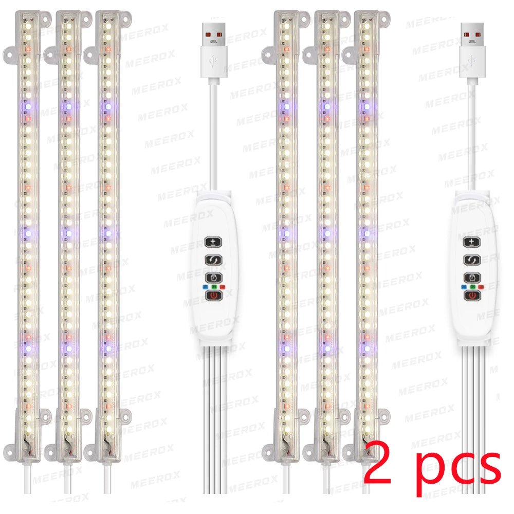 LED Pflanzenlampe Vollspektrum USB dimmbar Timer Gewächshaus - flohmarkt-deutschland.shop