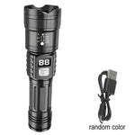 LED Taschenlampe 100000LM USB-C wiederaufladbar wasserdicht Camping - flohmarkt-deutschland.shop