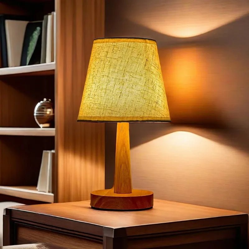 LED Tischlampe Retro Japanisch Stil Schlafzimmer Nachtlicht Deko - flohmarkt-deutschland.shop