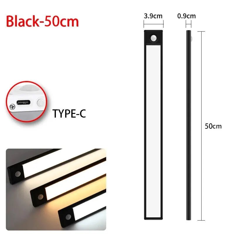 LED Unterbauleuchte Bewegungssensor USB Kleiderschrank Küche innen - flohmarkt-deutschland.shop