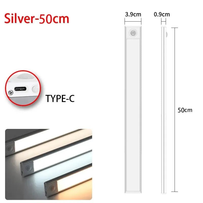 LED Unterbauleuchte Bewegungssensor USB Kleiderschrank Küche innen - flohmarkt-deutschland.shop
