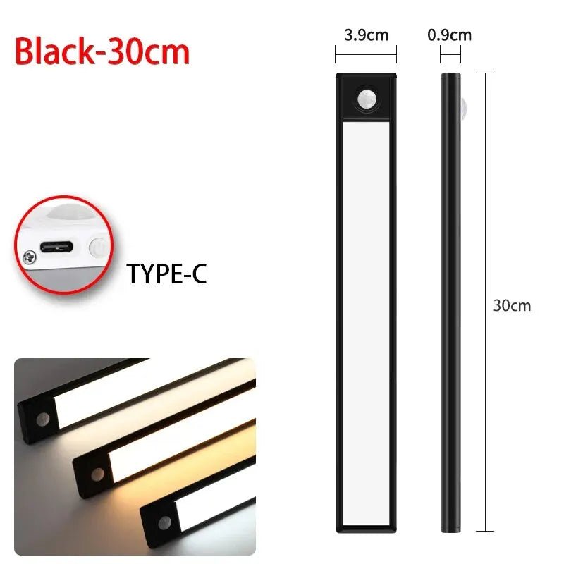 LED Unterbauleuchte Bewegungssensor USB Kleiderschrank Küche innen - flohmarkt-deutschland.shop