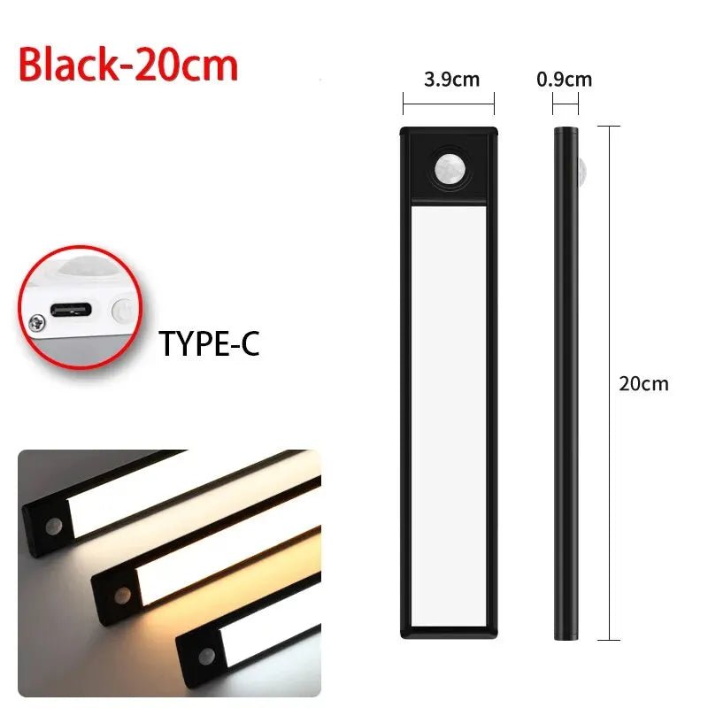 LED Unterbauleuchte Bewegungssensor USB Kleiderschrank Küche innen - flohmarkt-deutschland.shop