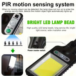 LED/COB-Solar-Bewegungsmelder-Licht, 3 Helligkeitsmodi, Außenwandleuchte für Haustür, Hof, Weg, Carport, Plantation, Skisort - flohmarkt-deutschland.shop