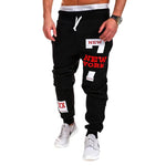 Letter Graphic Print Sweatpants for Men Hip Hop Joggers Sports Athletic Pants for Workout Casual Elastic Waist Lounge Trousers - flohmarkt-deutschland.shop