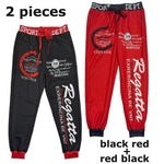 Letter Graphic Print Sweatpants for Men Hip Hop Joggers Sports Athletic Pants for Workout Casual Elastic Waist Lounge Trousers - flohmarkt-deutschland.shop