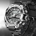 LIGE Herren Digitaluhr – Militär, LED, 50m Wasserdicht, Sport Quarzuhr - flohmarkt-deutschland.shop