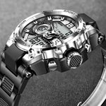 LIGE Herren Digitaluhr – Militär, LED, 50m Wasserdicht, Sport Quarzuhr - flohmarkt-deutschland.shop