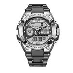 LIGE Herren Digitaluhr – Militär, LED, 50m Wasserdicht, Sport Quarzuhr - flohmarkt-deutschland.shop