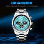 LIGE Neue Top-Marke Luxus Herrenuhren Quarz Männeruhren Wasserdicht Leuchtende Uhr für Männer Datum Chronograph Sport Armbanduhr - flohmarkt-deutschland.shop