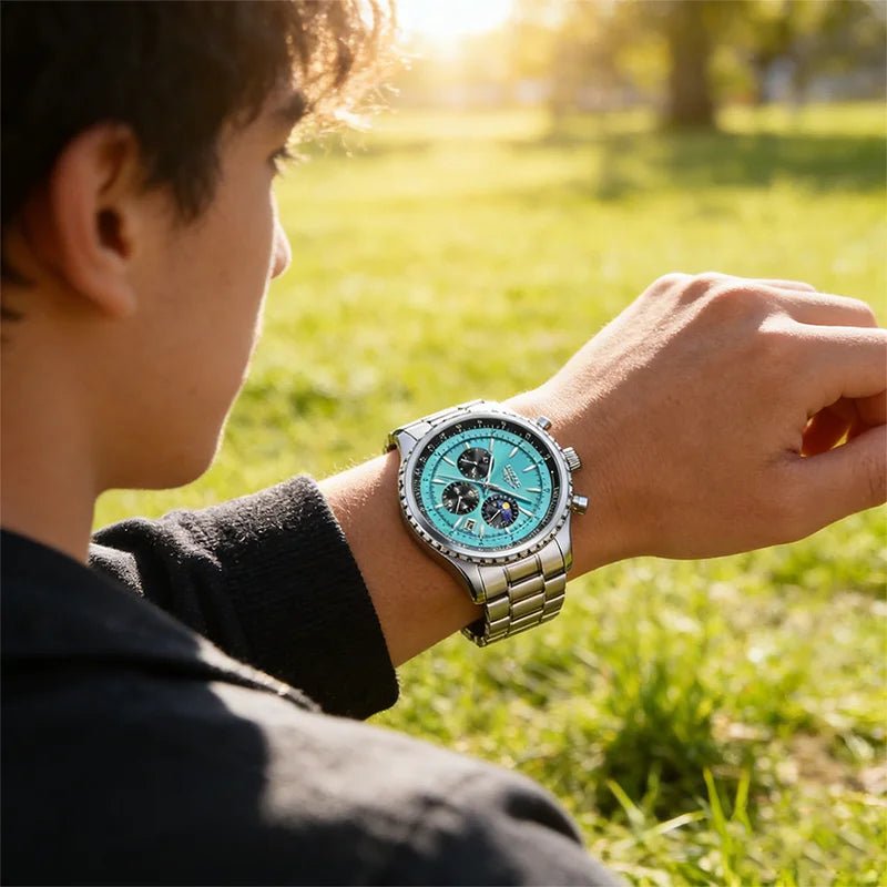 LIGE Neue Top-Marke Luxus Herrenuhren Quarz Männeruhren Wasserdicht Leuchtende Uhr für Männer Datum Chronograph Sport Armbanduhr - flohmarkt-deutschland.shop