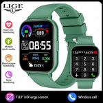 LIGE Smart Uhr Frauen Full Touch Benutzerdefinierte Zifferblatt Herzfrequenz Schlaf Monitor Wasserdichte Uhren Sport Fitness Smartwatch Dame Armband - flohmarkt-deutschland.shop