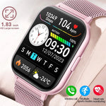 LIGE Smart Uhr Frauen Full Touch Benutzerdefinierte Zifferblatt Herzfrequenz Schlaf Monitor Wasserdichte Uhren Sport Fitness Smartwatch Dame Armband - flohmarkt-deutschland.shop