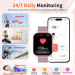 LIGE Smart Uhr Frauen Full Touch Benutzerdefinierte Zifferblatt Herzfrequenz Schlaf Monitor Wasserdichte Uhren Sport Fitness Smartwatch Dame Armband - flohmarkt-deutschland.shop