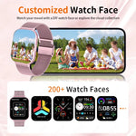 LIGE Smart Uhr Frauen Full Touch Benutzerdefinierte Zifferblatt Herzfrequenz Schlaf Monitor Wasserdichte Uhren Sport Fitness Smartwatch Dame Armband - flohmarkt-deutschland.shop