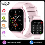 LIGE Smart Uhr Frauen Full Touch Benutzerdefinierte Zifferblatt Herzfrequenz Schlaf Monitor Wasserdichte Uhren Sport Fitness Smartwatch Dame Armband - flohmarkt-deutschland.shop